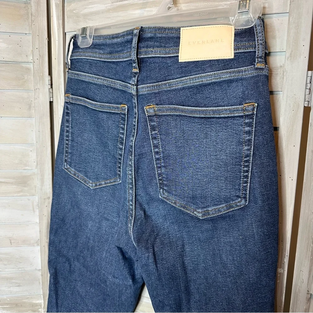 Everlane The Way-High Skinny Jean Stretch Blue Denim Jeans Size 27 High Rise